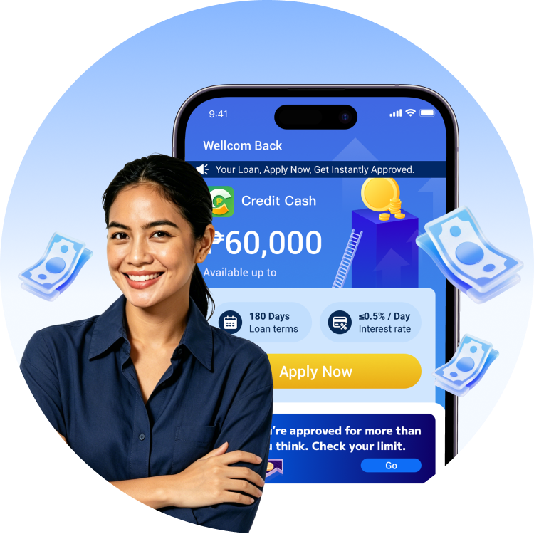 Credit Cash interface preview